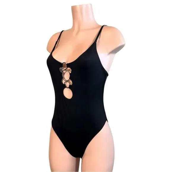 BEACH BUNNY Katrina Full One Piece swimsuit SZ XL $228